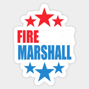 Firework Marshall Sticker